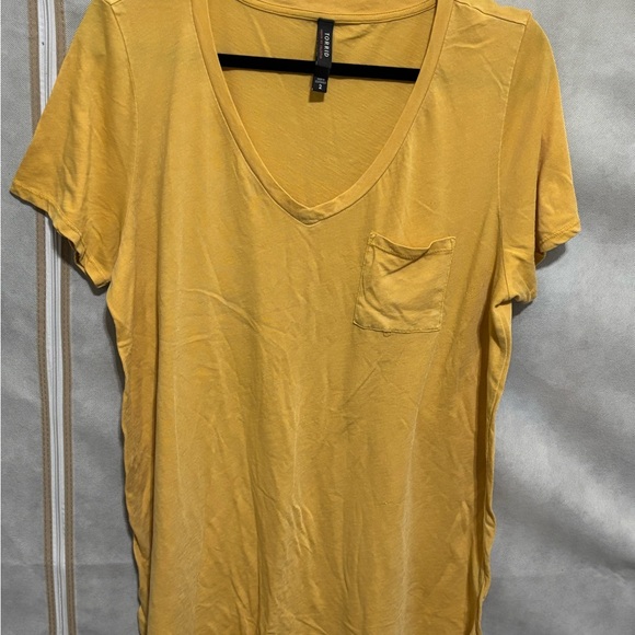 torrid Tops - Torrid Mustard V-Neck Tee